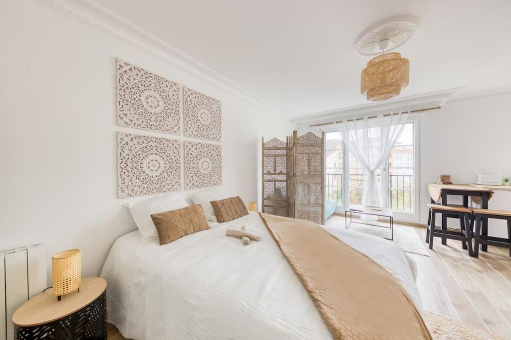 Studio Vue Direct Sur Le Port De Cergy, Parking Prive Gratuit 외부 사진