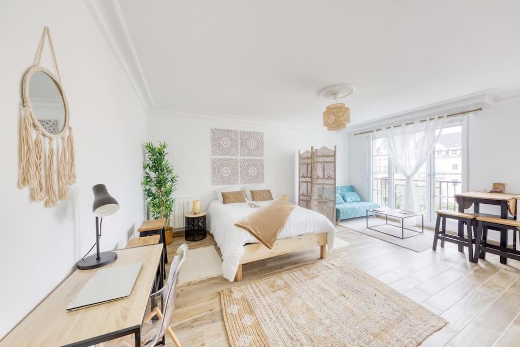 Studio Vue Direct Sur Le Port De Cergy, Parking Prive Gratuit 외부 사진
