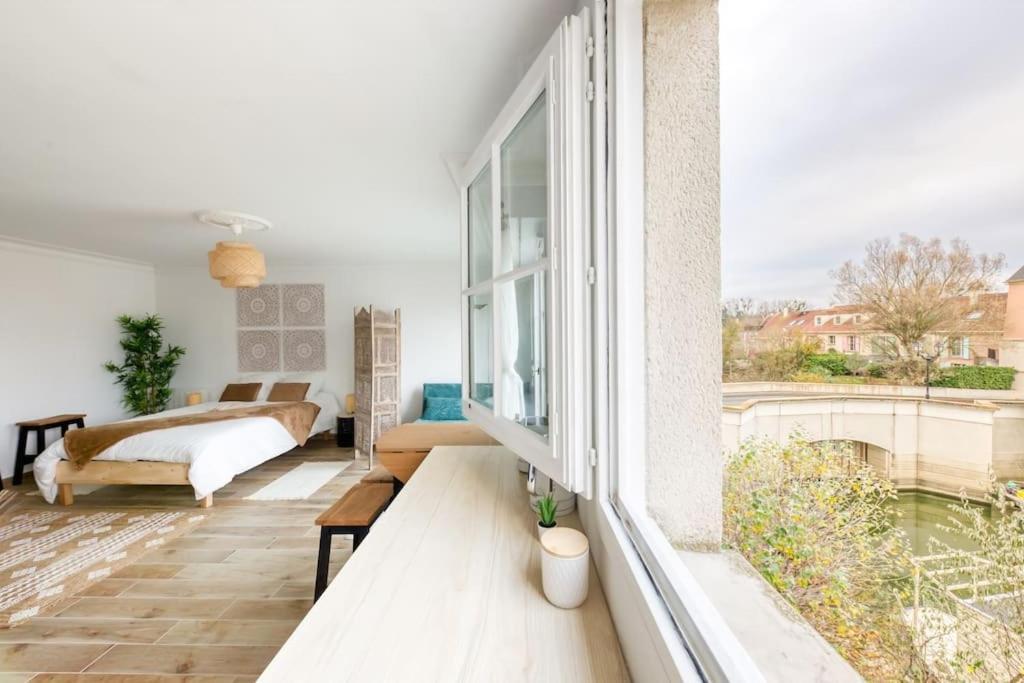 Studio Vue Direct Sur Le Port De Cergy, Parking Prive Gratuit 외부 사진